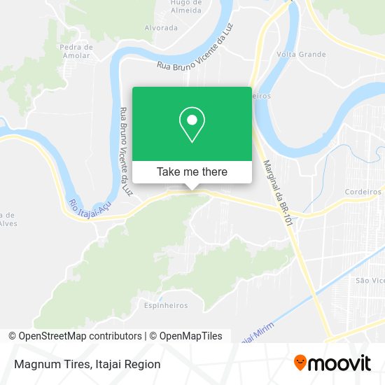 Magnum Tires map