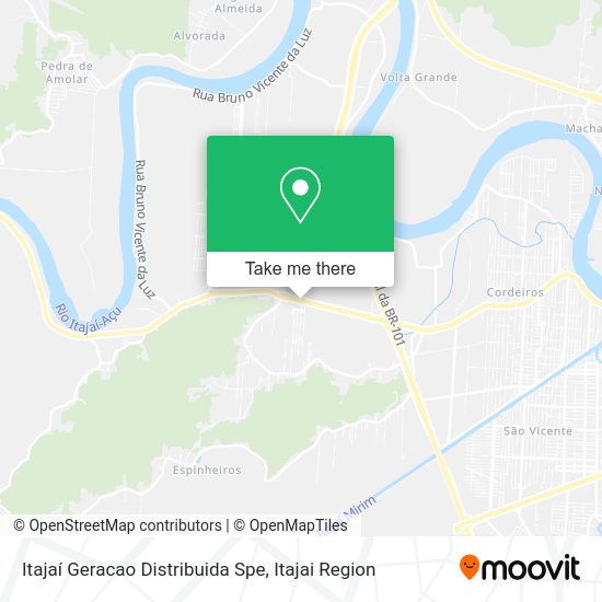 Itajaí Geracao Distribuida Spe map