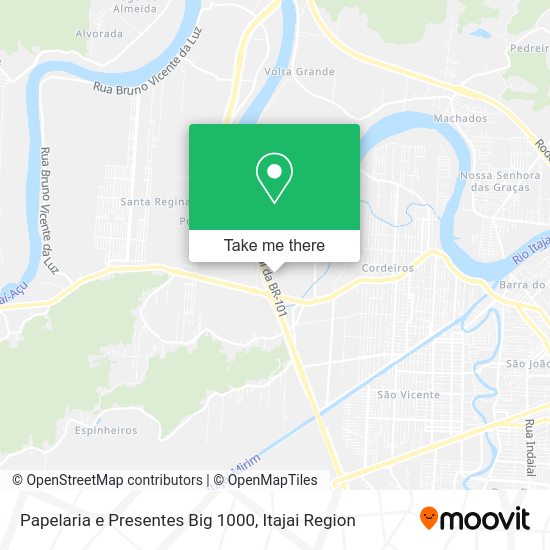 Papelaria e Presentes Big 1000 map