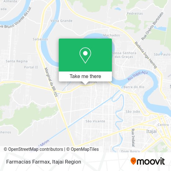 Farmacias Farmax map