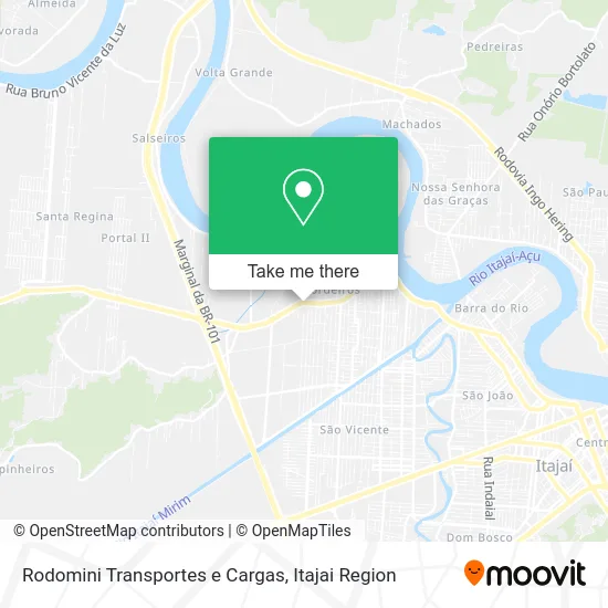 Rodomini Transportes e Cargas map