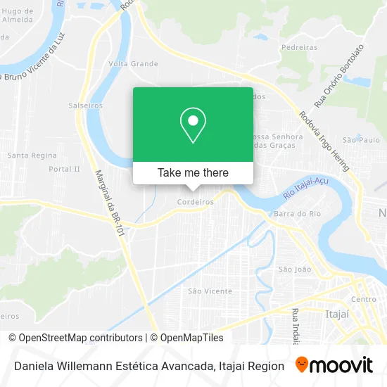 Daniela Willemann Estética Avancada map