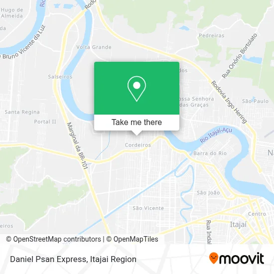 Daniel Psan Express map