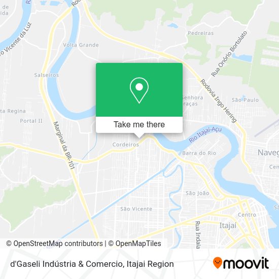 d'Gaseli Indústria & Comercio map