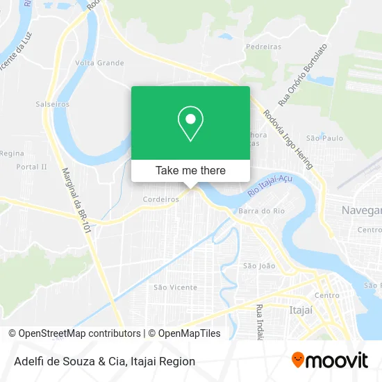 Adelfi de Souza & Cia map