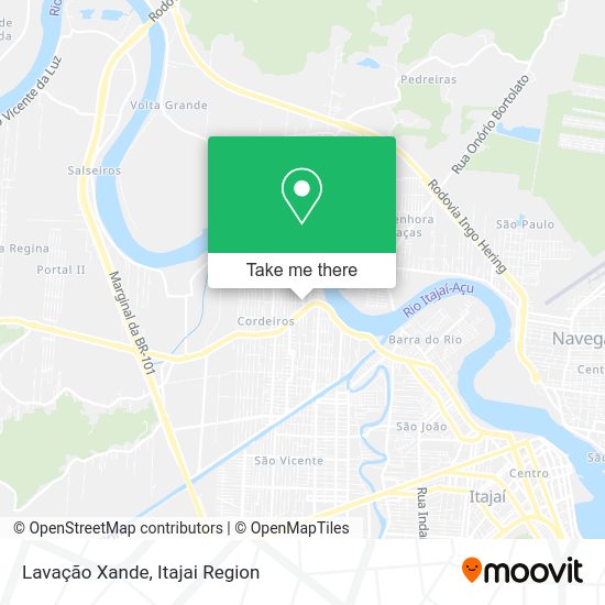 Lavação Xande map