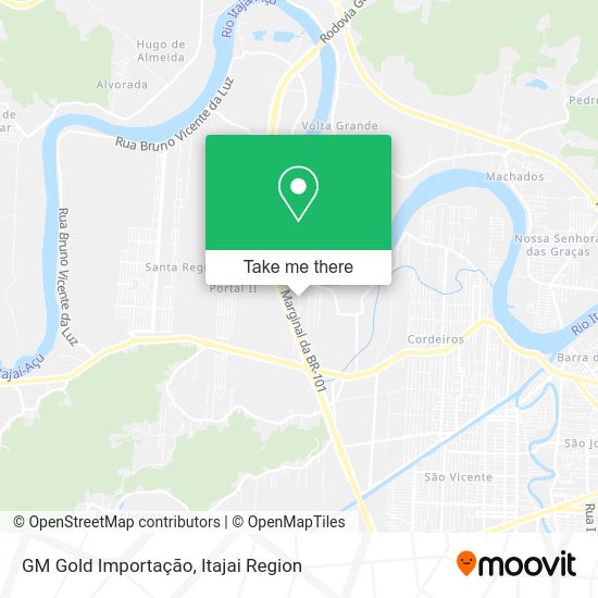 GM Gold Importação map