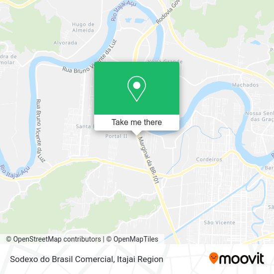 Sodexo do Brasil Comercial map