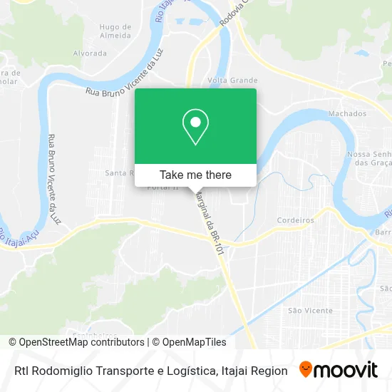 Rtl Rodomiglio Transporte e Logística map