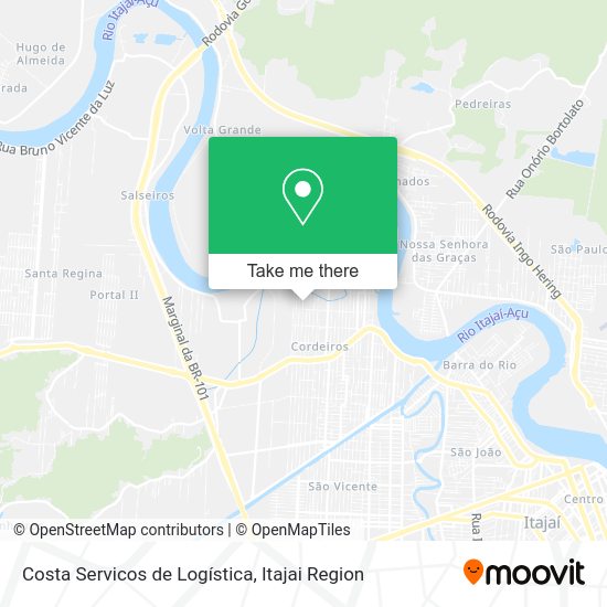 Costa Servicos de Logística map