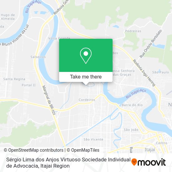 Sérgio Lima dos Anjos Virtuoso Sociedade Individual de Advocacia map