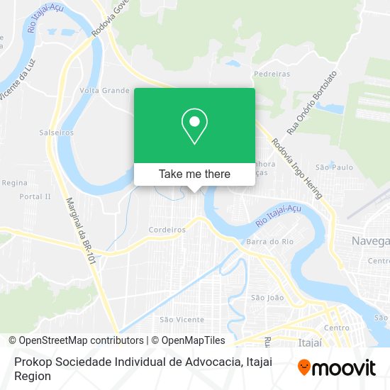 Prokop Sociedade Individual de Advocacia map