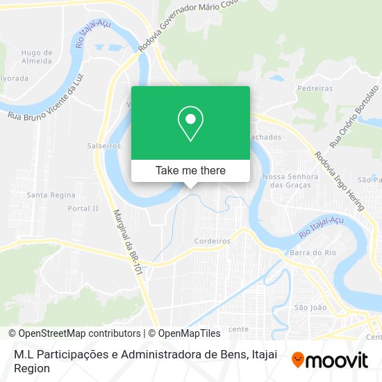 M.L Participações e Administradora de Bens map