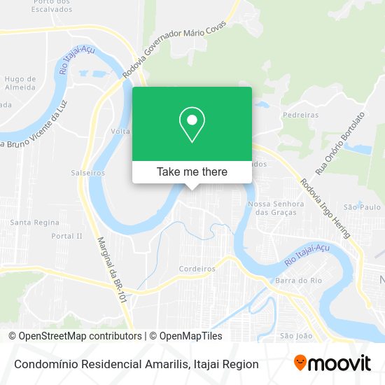 Condomínio Residencial Amarilis map