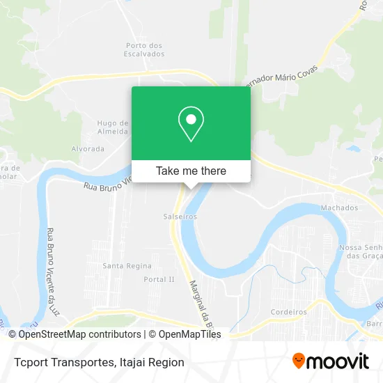 Tcport Transportes map