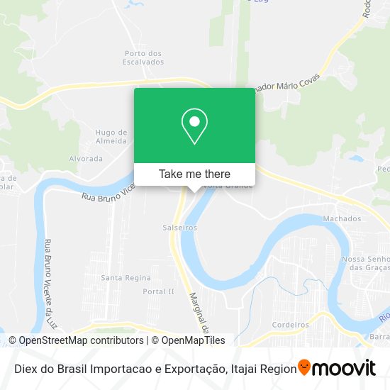 Diex do Brasil Importacao e Exportação map