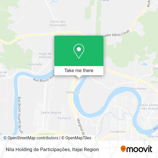 Nila Holding de Participações map