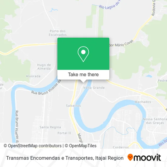 Transmas Encomendas e Transportes map