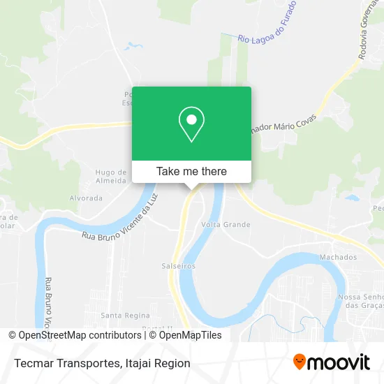 Tecmar Transportes map