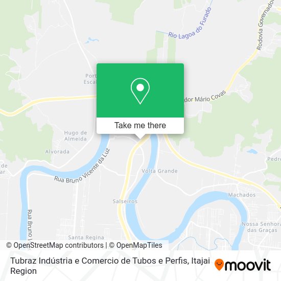 Tubraz Indústria e Comercio de Tubos e Perfis map