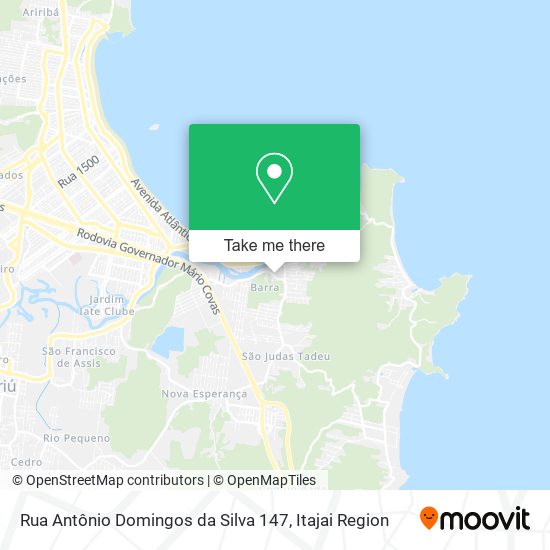 Mapa Rua Antônio Domingos da Silva 147