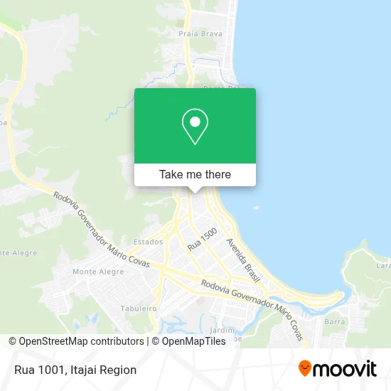 Rua 1001 map