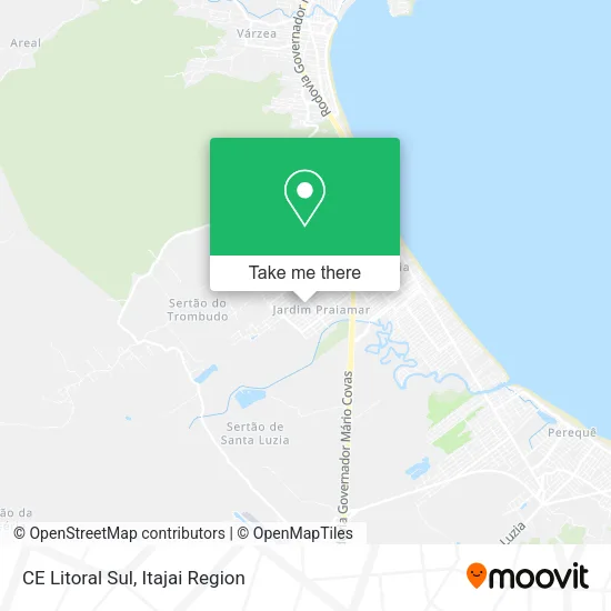 CE Litoral Sul map
