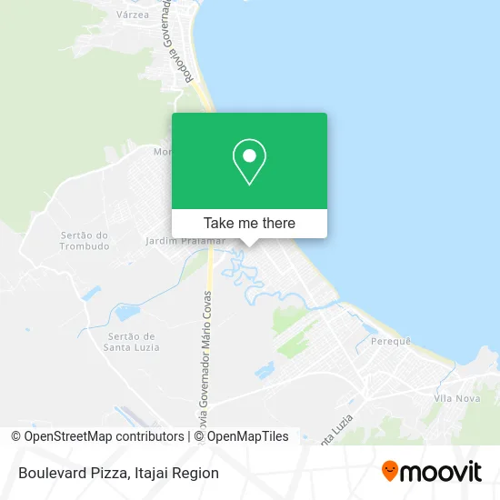 Boulevard Pizza map