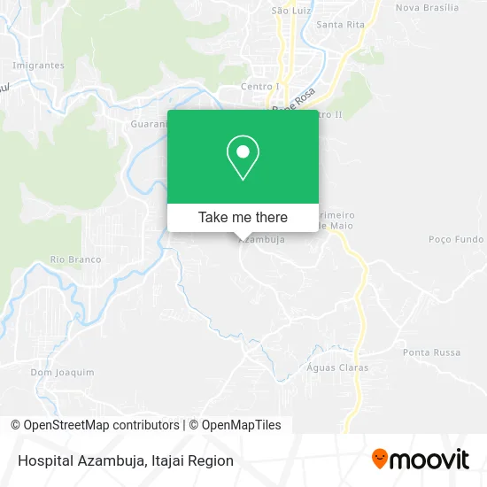 Hospital Azambuja map