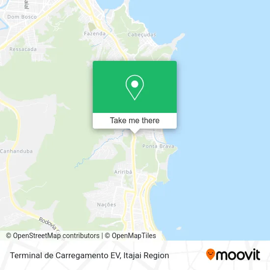 Terminal de Carregamento EV map