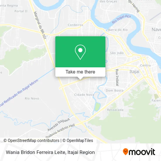 Wania Bridon Ferreira Leite map
