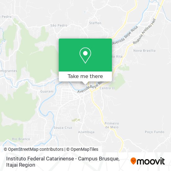 Instituto Federal Catarinense - Campus Brusque map
