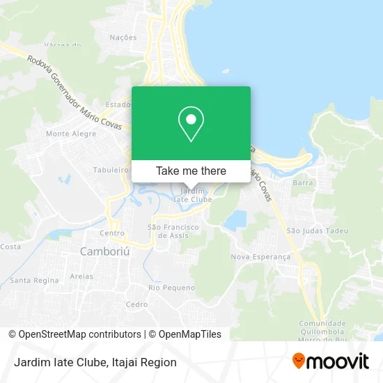 Jardim Iate Clube map