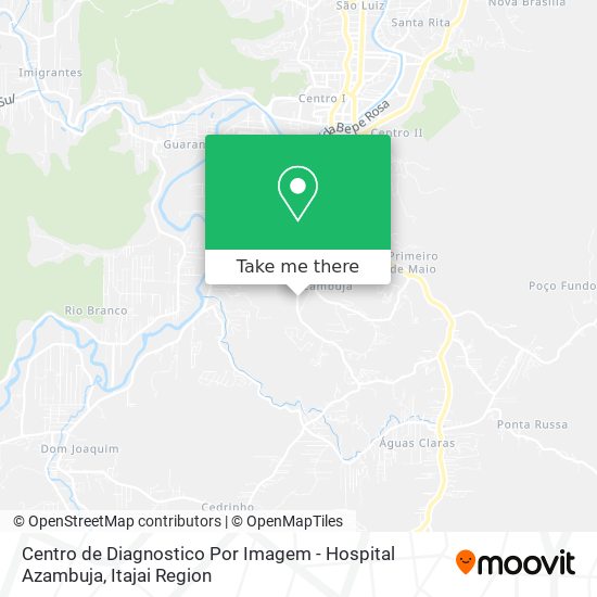 Centro de Diagnostico Por Imagem - Hospital Azambuja map