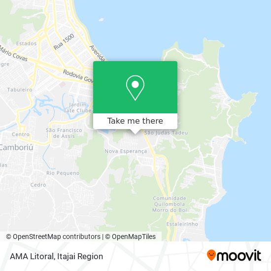 AMA Litoral map