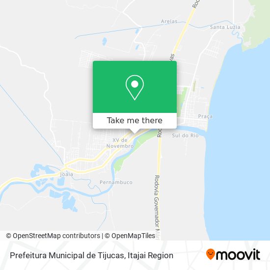 Prefeitura Municipal de Tijucas map