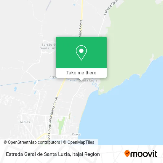 Estrada Geral de Santa Luzia map