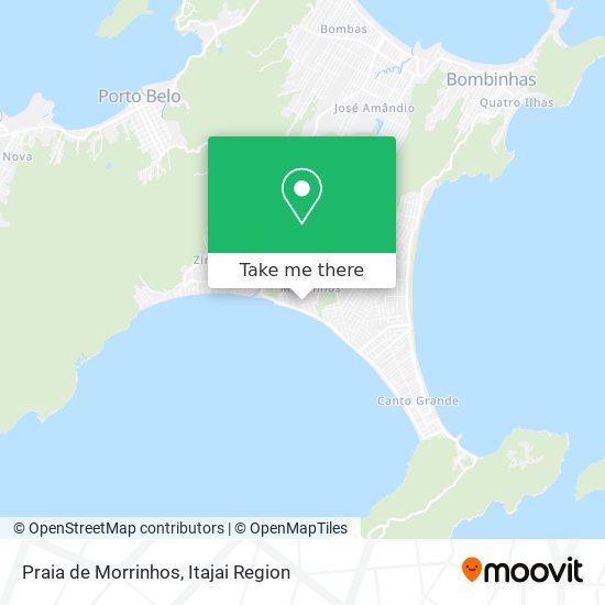 Praia de Morrinhos map