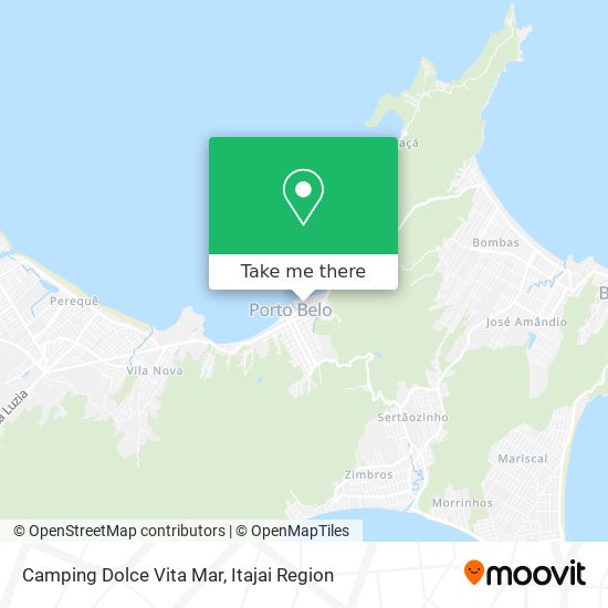 Mapa Camping Dolce Vita Mar