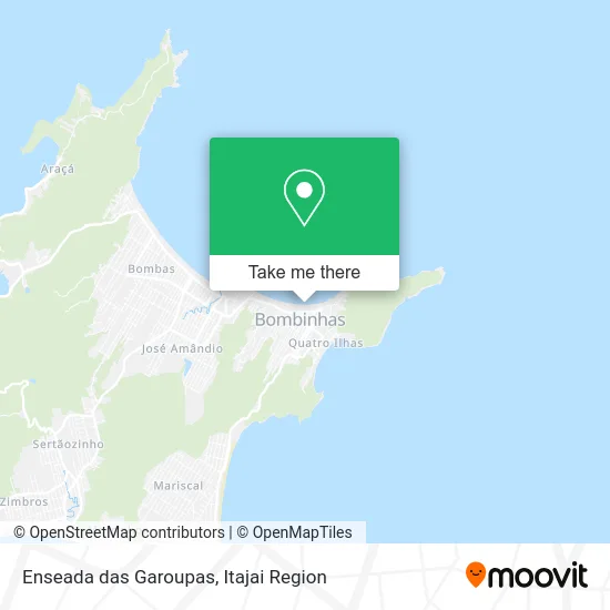 Enseada das Garoupas map