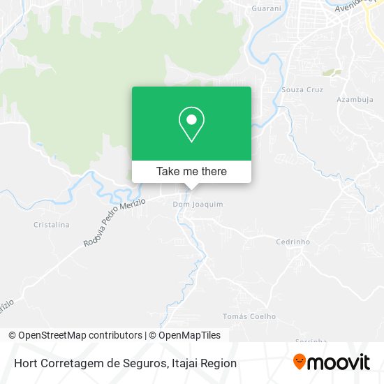 Mapa Hort Corretagem de Seguros