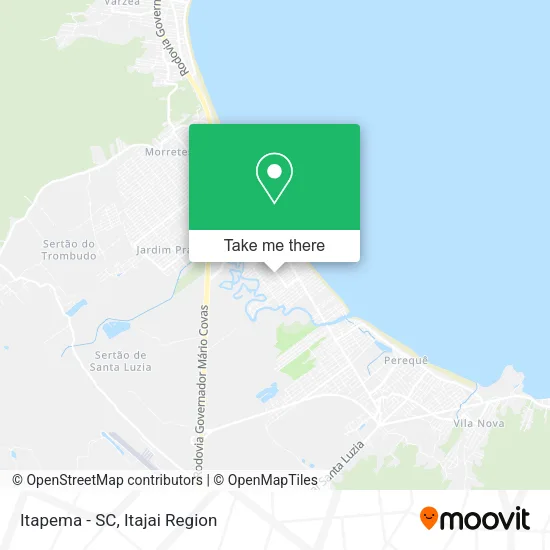 Itapema - SC map