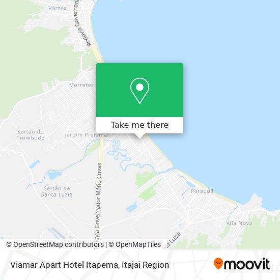Viamar Apart Hotel Itapema map
