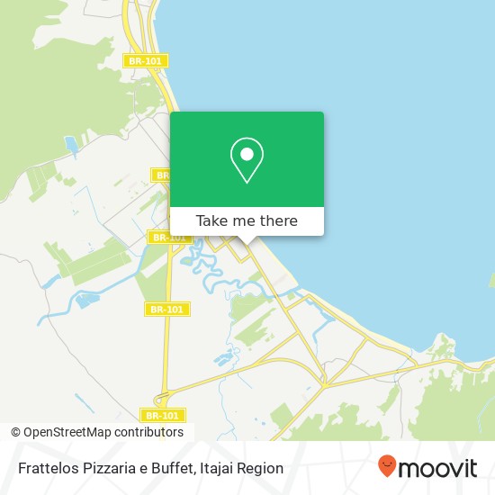 Frattelos Pizzaria e Buffet map