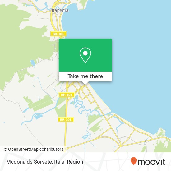 Mcdonalds Sorvete map