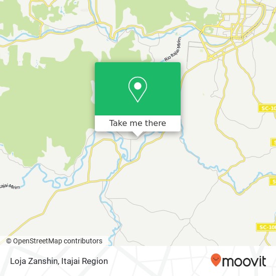Loja Zanshin map