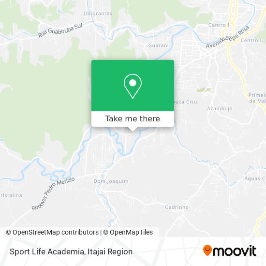 Mapa Sport Life Academia