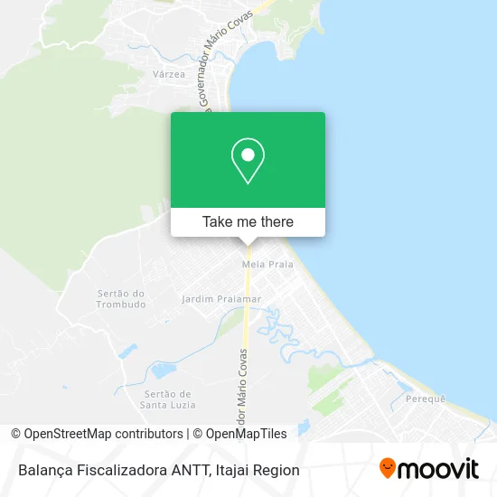 Balança Fiscalizadora ANTT map
