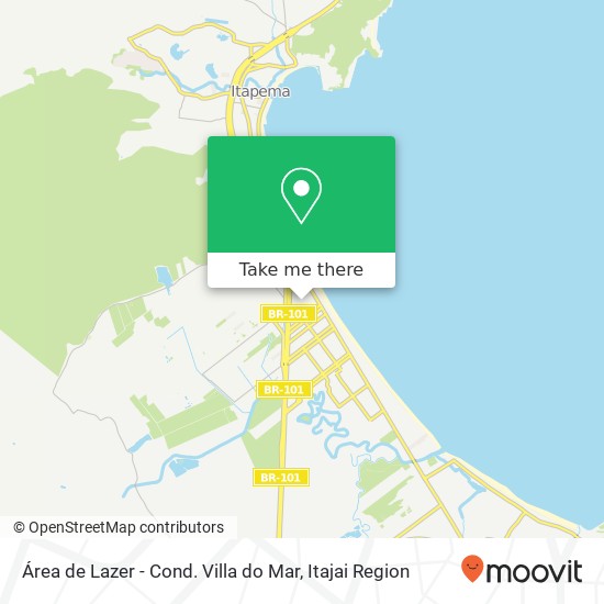 Mapa Área de Lazer - Cond. Villa do Mar