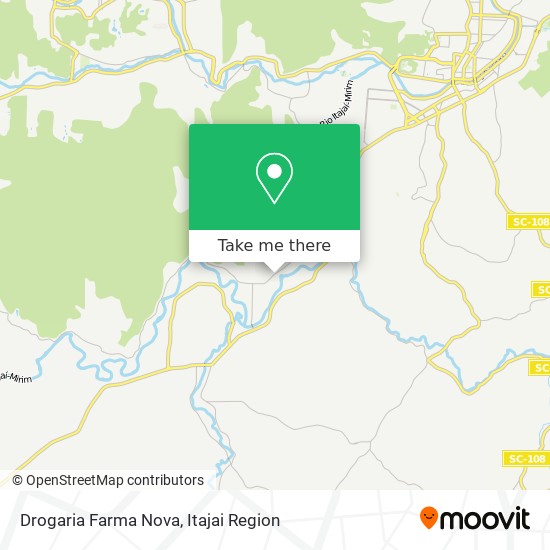 Mapa Drogaria Farma Nova